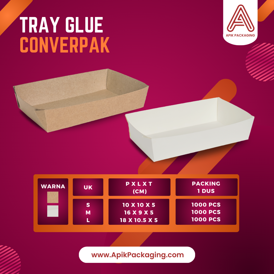 Tray Glue Converpak S, M, L