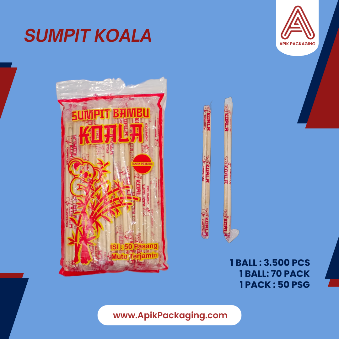 Sumpit, Tusuk Sate 500 Gram, Tusuk Cilok 500 Gram, Tusuk Gigi 60 Gram, Tusuk Gigi 500 Gram KOALA