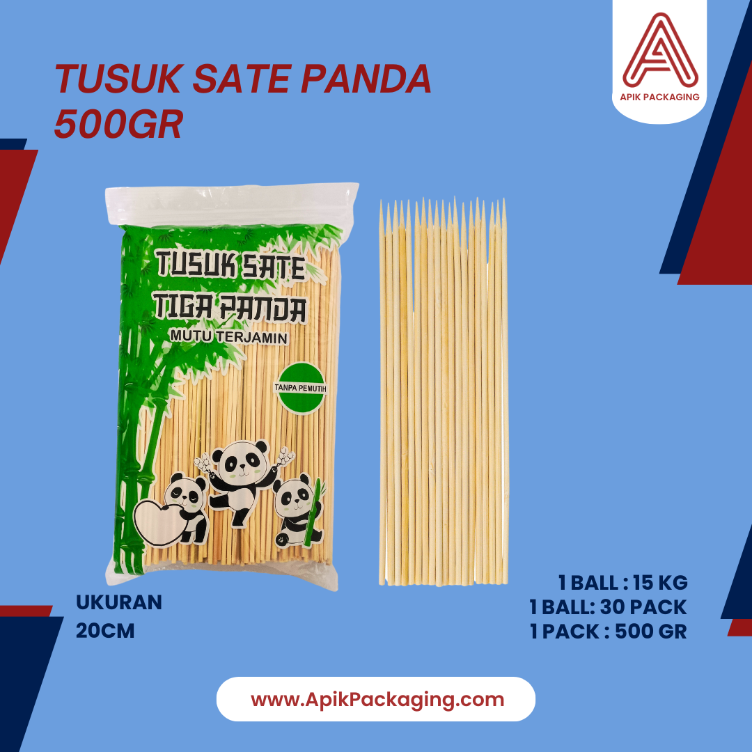 Tusuk Sate 200 Gram dan 500 Gram, Tusuk Cilok PANDA 