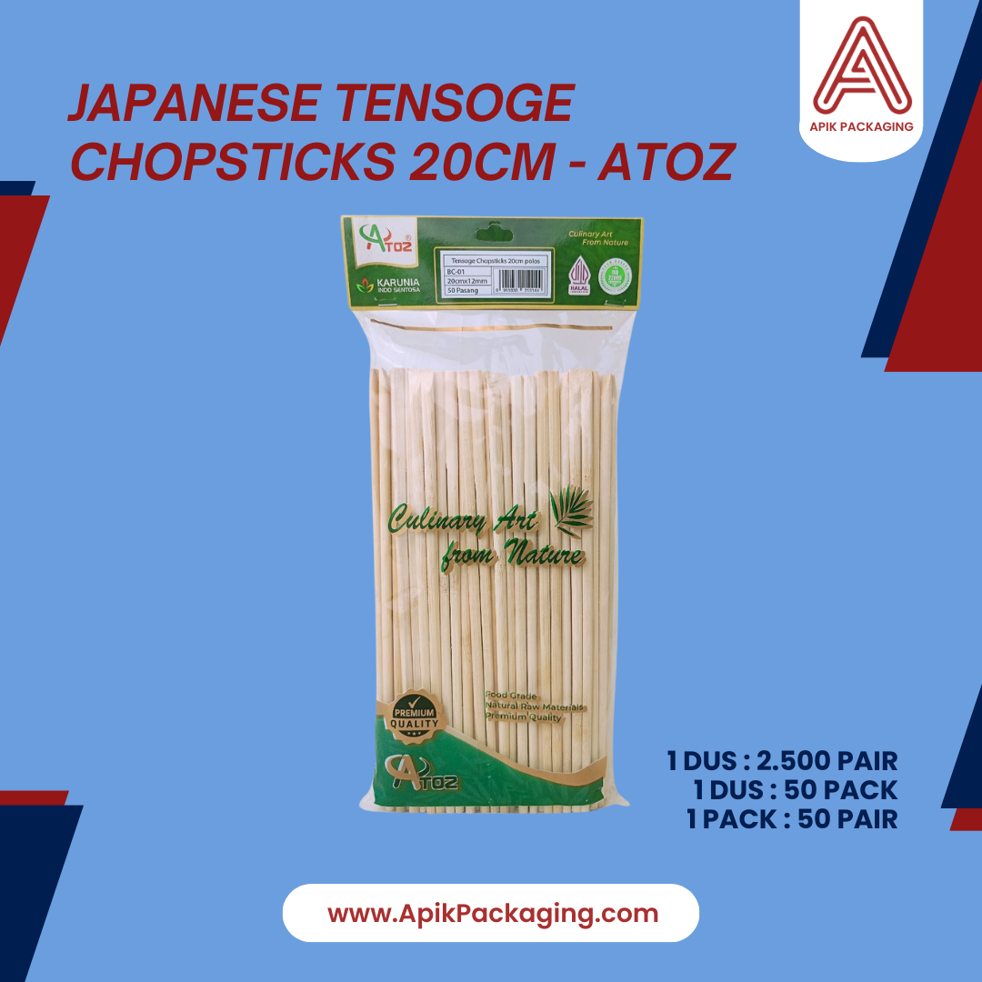 Japanese Tensoge Chopsticks 20 cm, Japanese Chopsticks 20 cm ATOZ