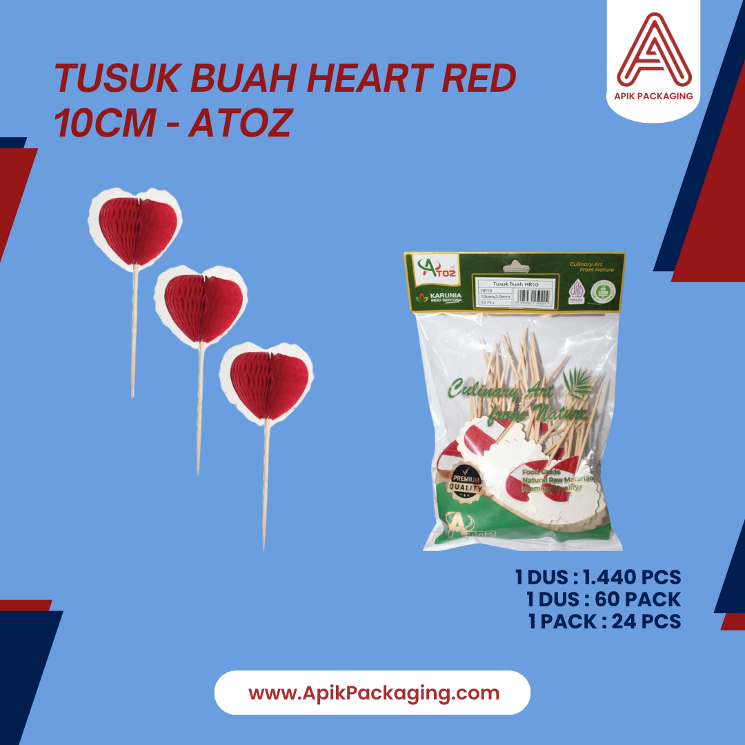 Tusuk Buah Berbagai Karakter 10 cm, 12 cm, 15 cm ATOZ