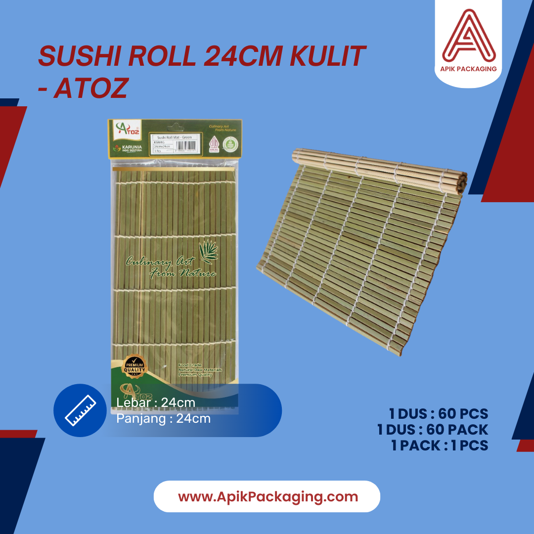 Sushi Roll 24cm Kulit dan Putih  ATOZ