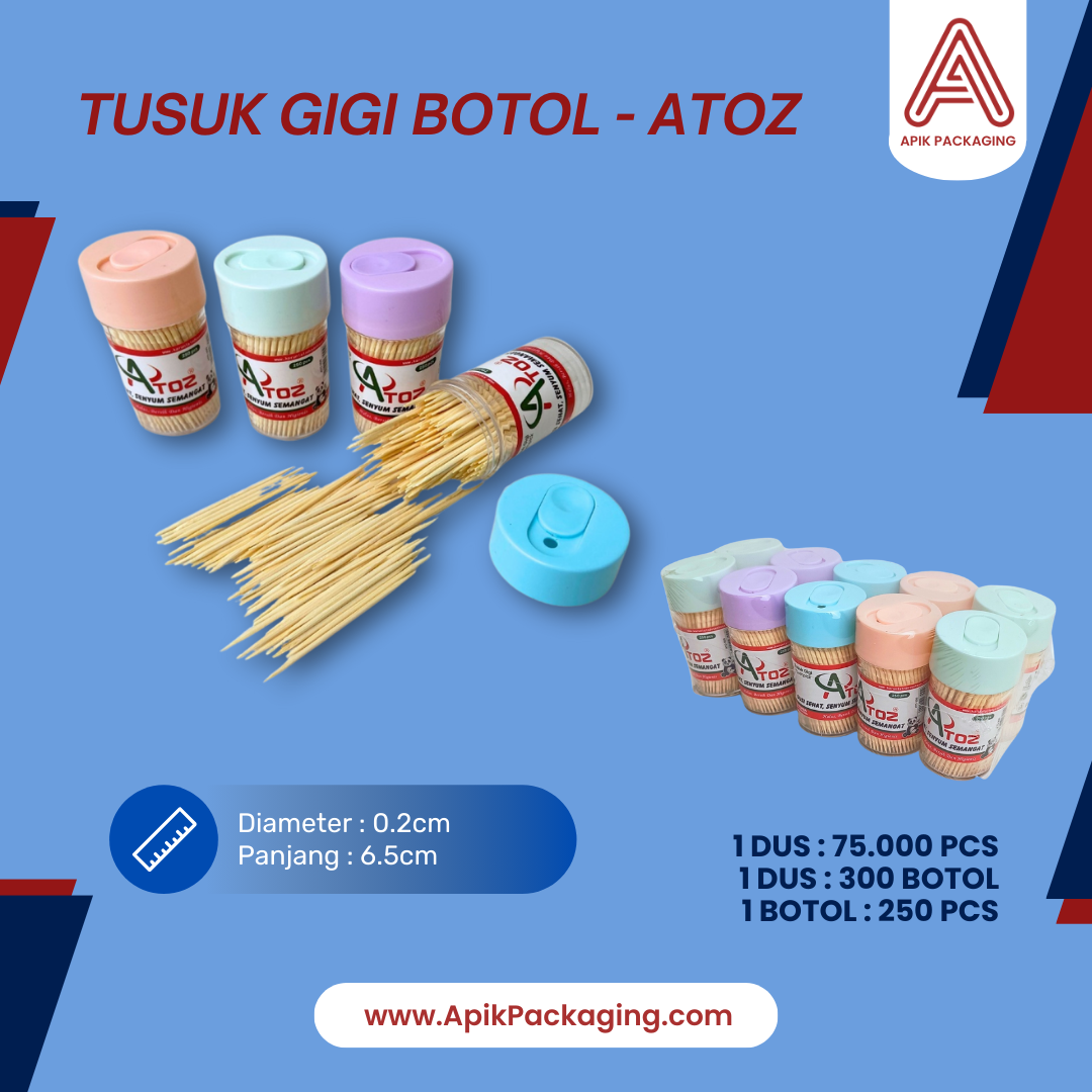 Tusuk Gigi Botol - Atoz