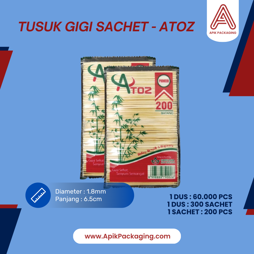 Tusuk Gigi Sachet - ATOZ