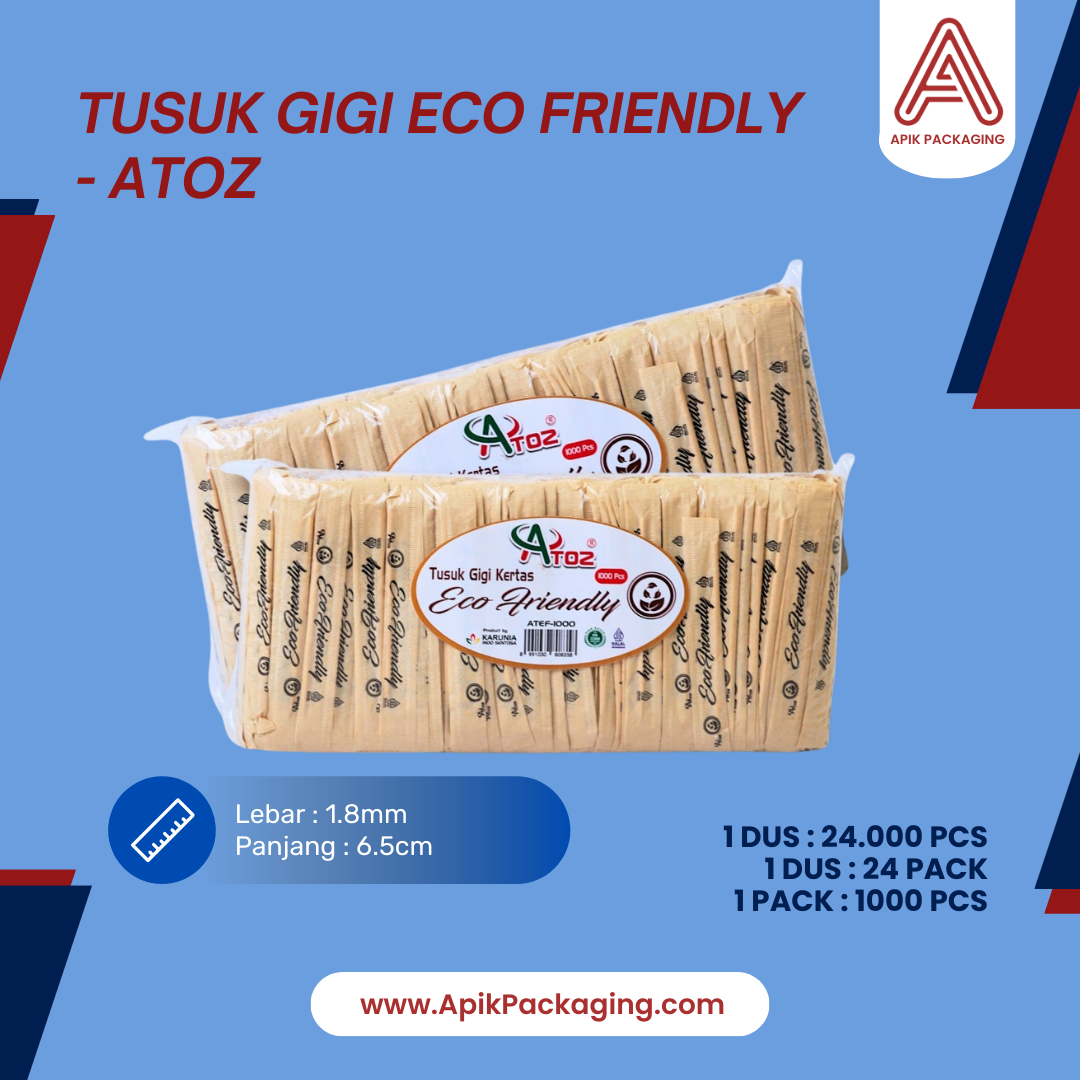 Tusuk Gigi Eco Friendly ATOZ