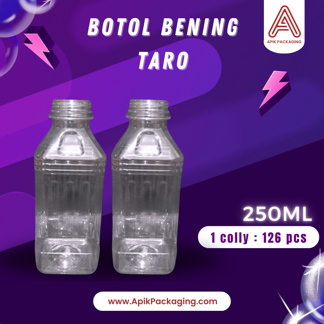 Botol Bening Taro 250 ML