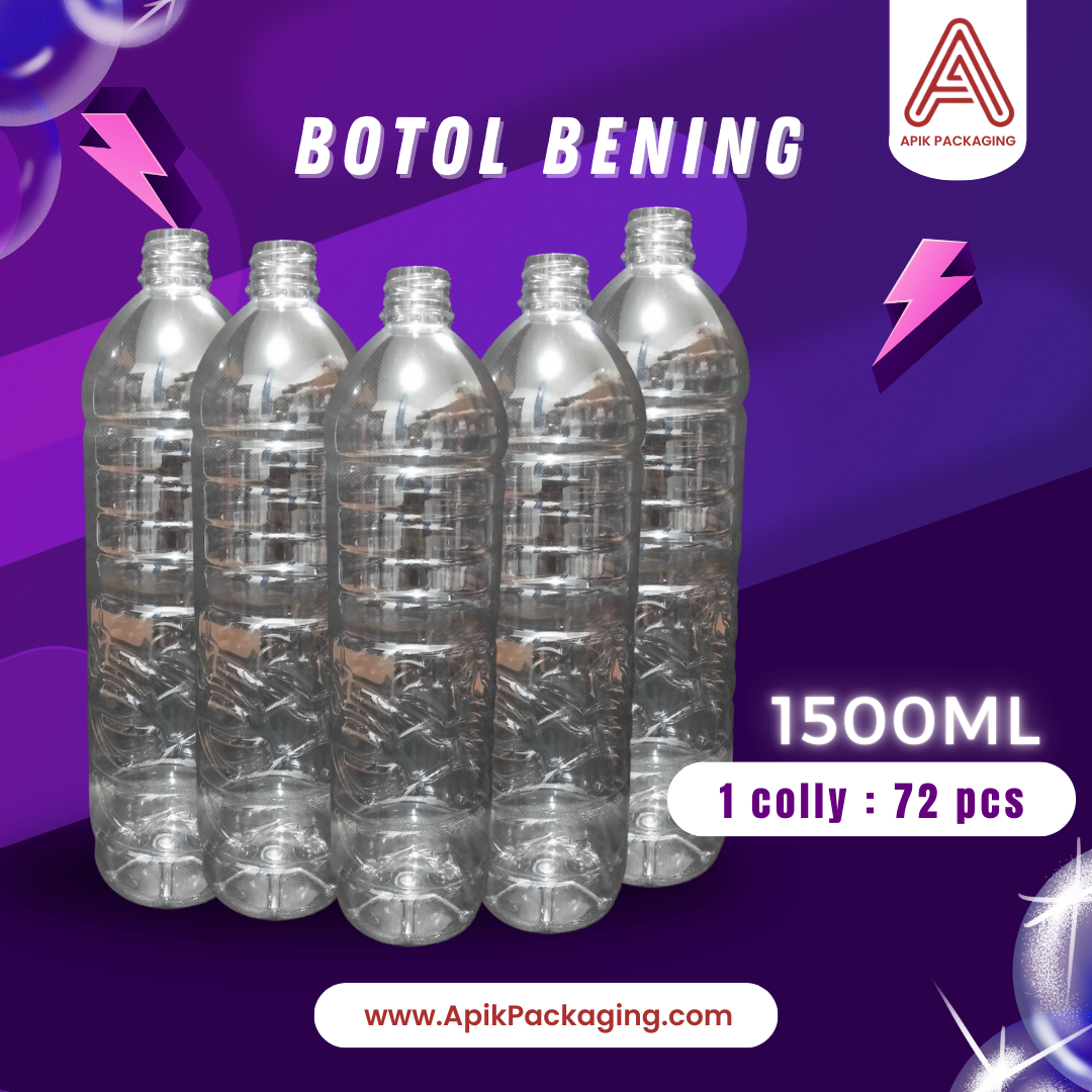 Botol Bening 33O ML, 500 ML, 600 ML, 1500 ML