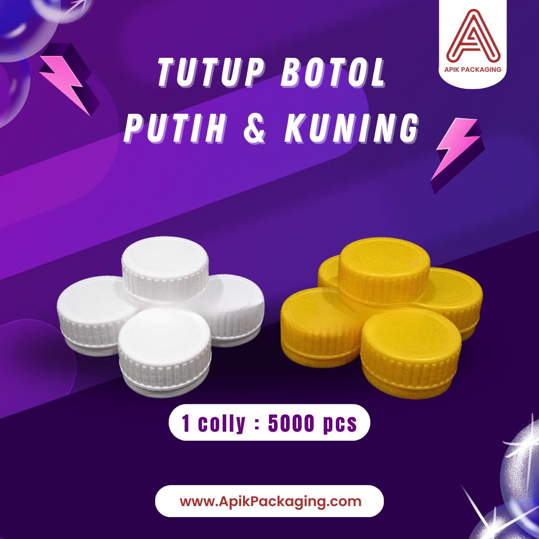 Tutup Botol Putih & Kuning