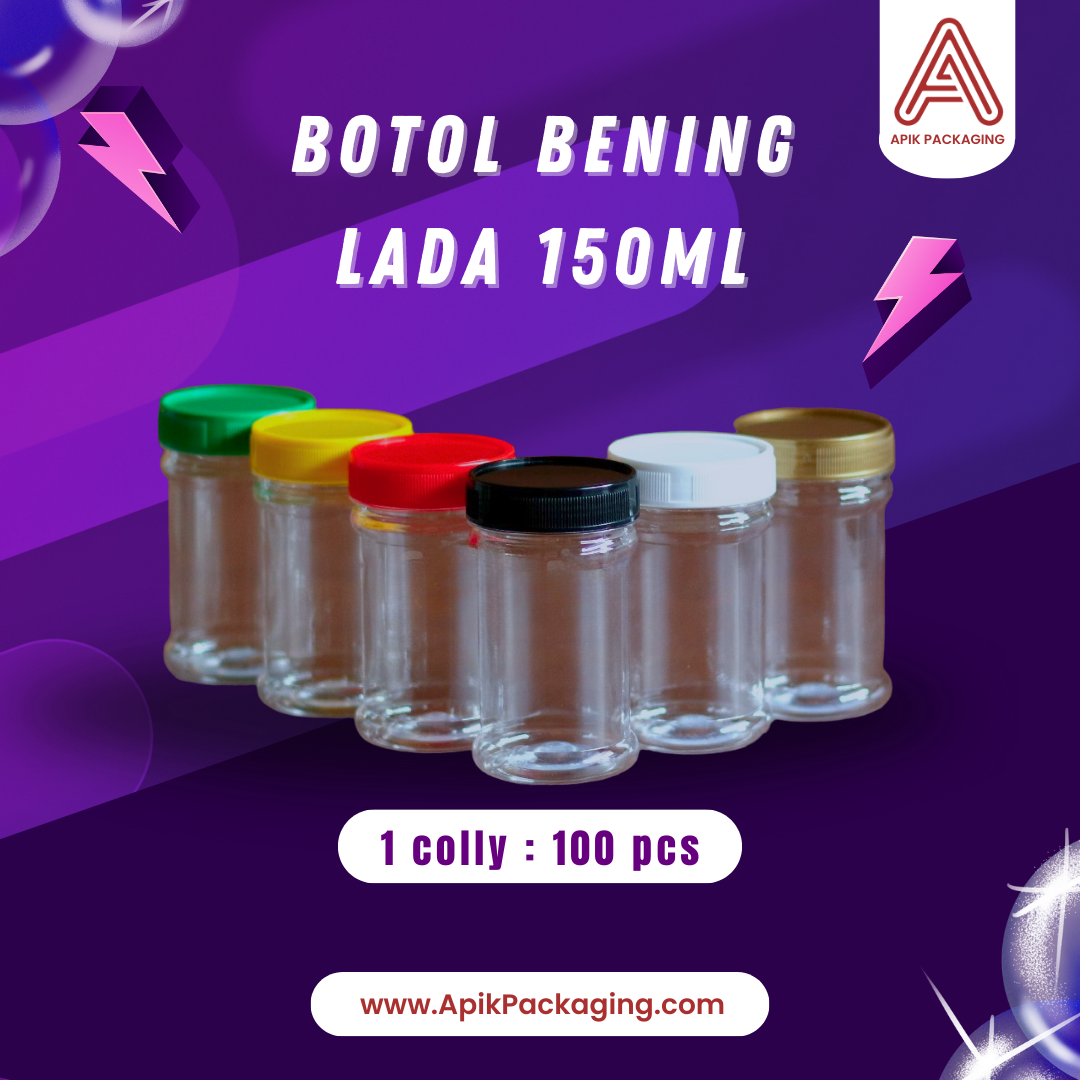 Botol Bening Lada 150 ML