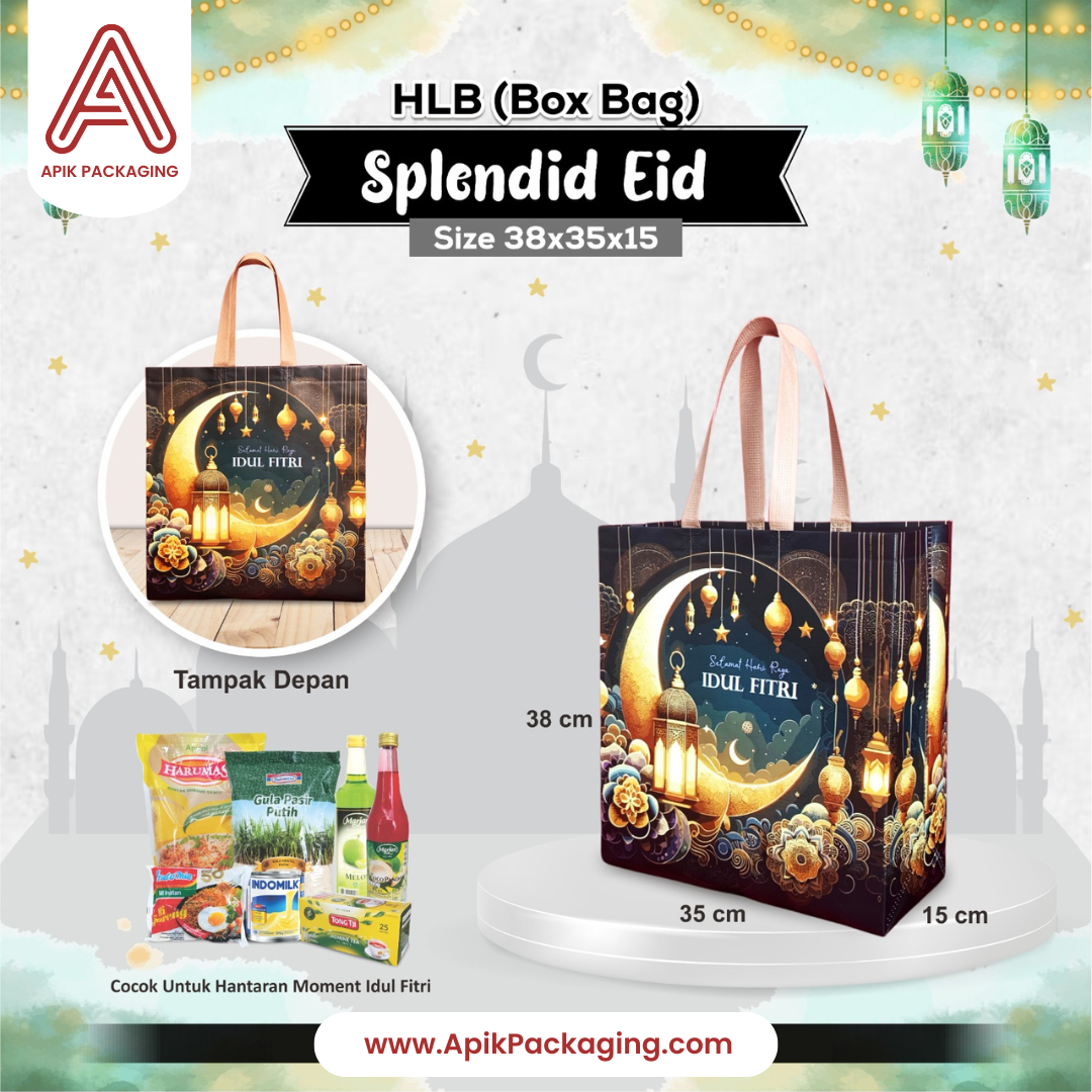 HLB (Box Bag) Berbagai Motif dan Ukuran / Laminasi Premium / Tema Ramadhan & Idul Fitri