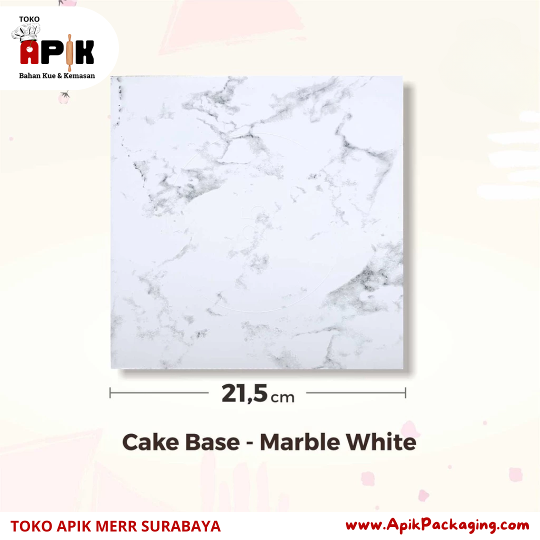 Cake Base - Marble 22 CM