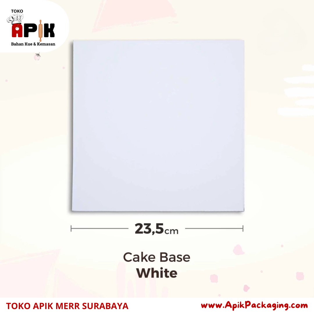 Cake Base - Black & White 24 CM