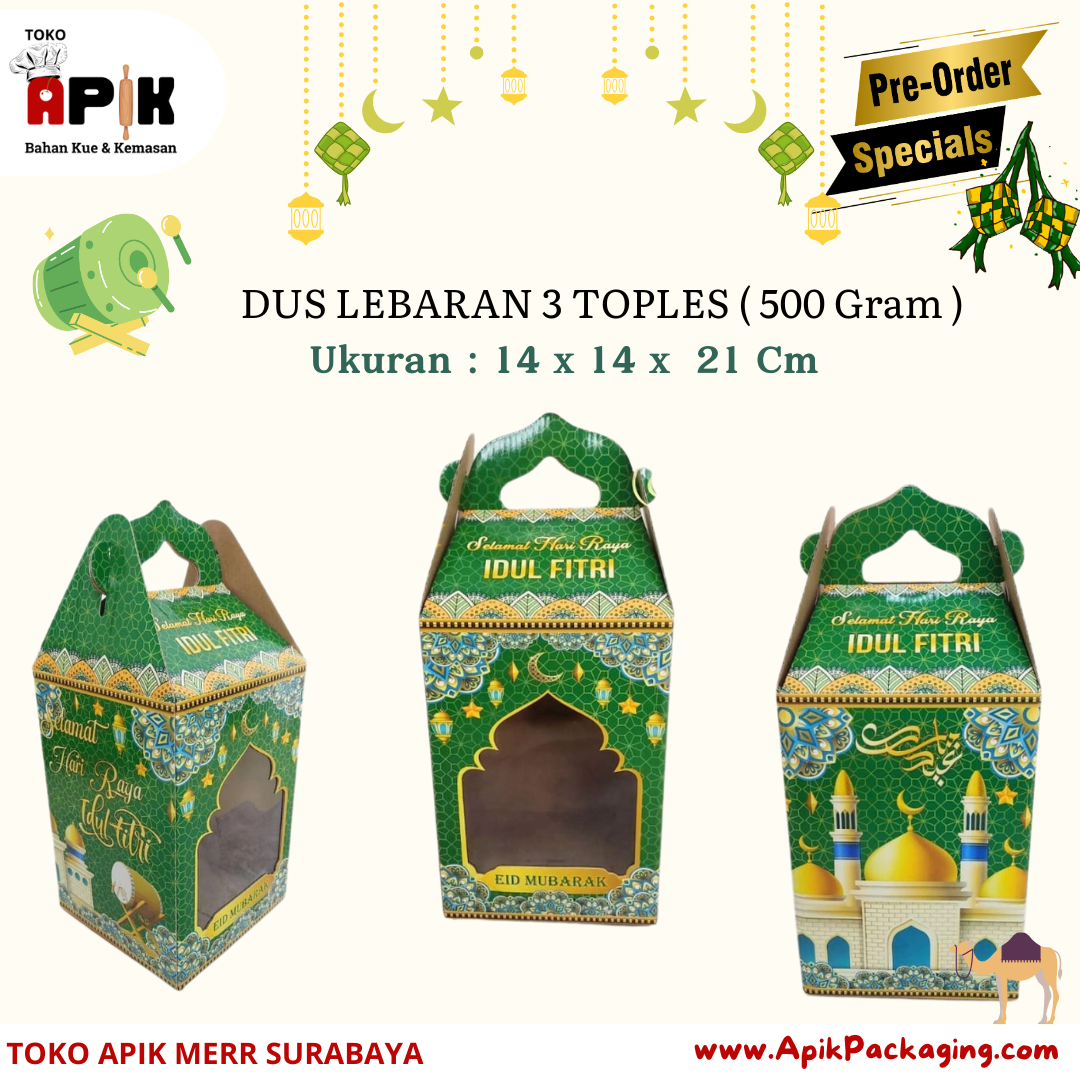 Dus Lebaran Berbagai Jenis dan Ukuran