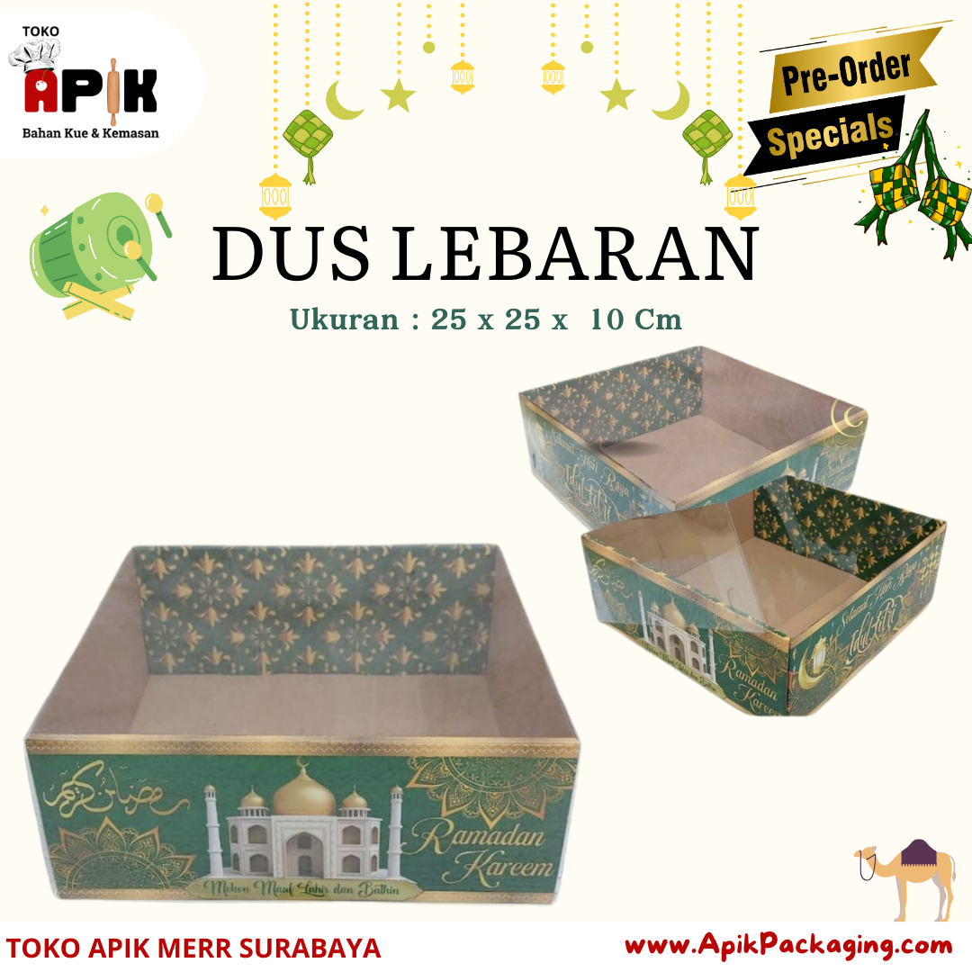 Dus Lebaran Berbagai Jenis dan Ukuran