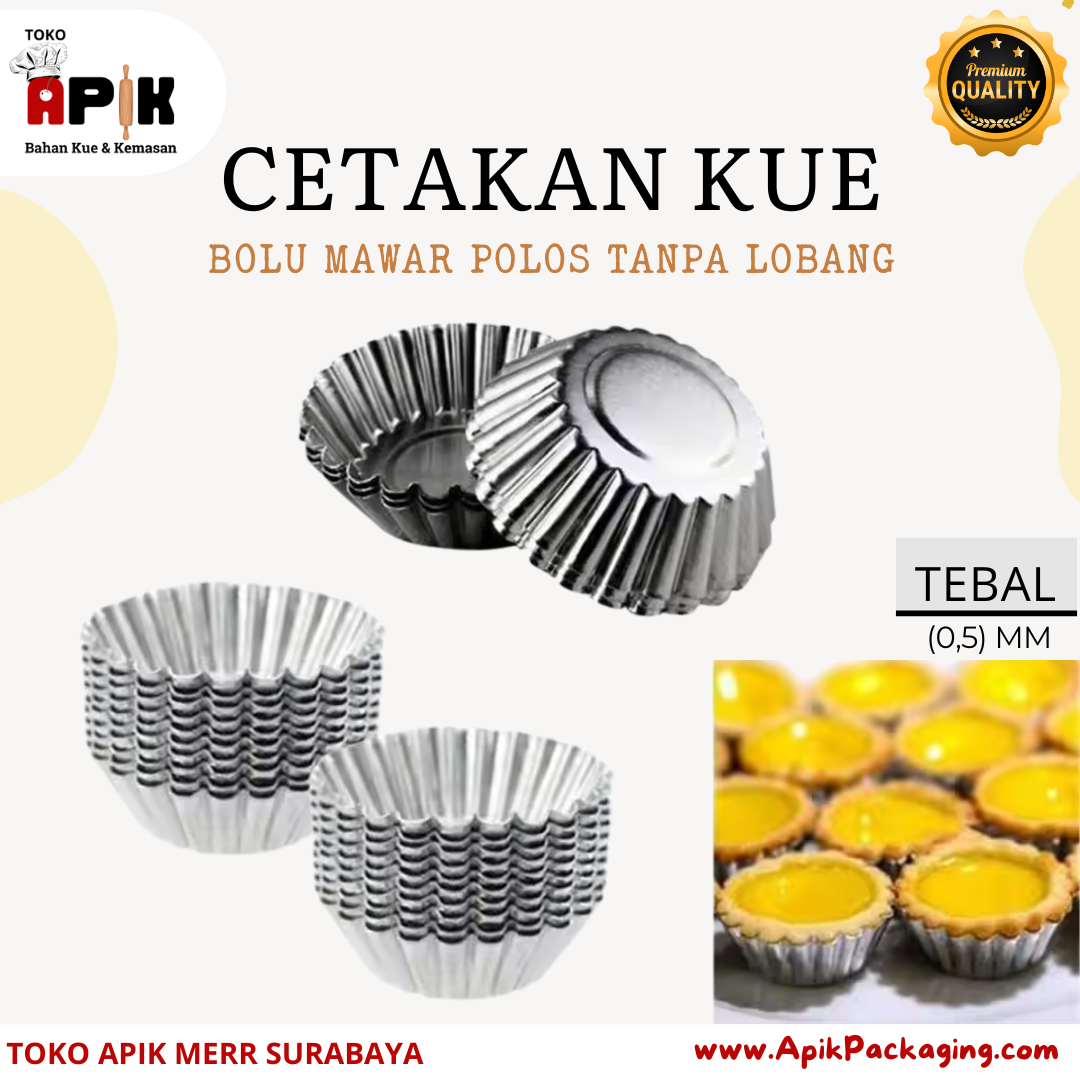 Cetakan Kue Berbagai Jenis dan Ukuran / Loyang Bulat / Loyang Kotak / Sus Buntu / Lidah Kucing / Sepectar Mika Permika