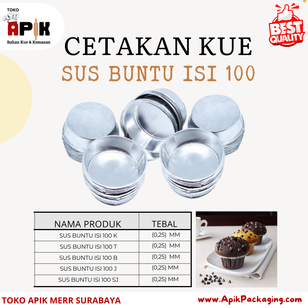 Cetakan Kue Berbagai Jenis dan Ukuran / Loyang Bulat / Loyang Kotak / Sus Buntu / Lidah Kucing / Sepectar Mika Permika