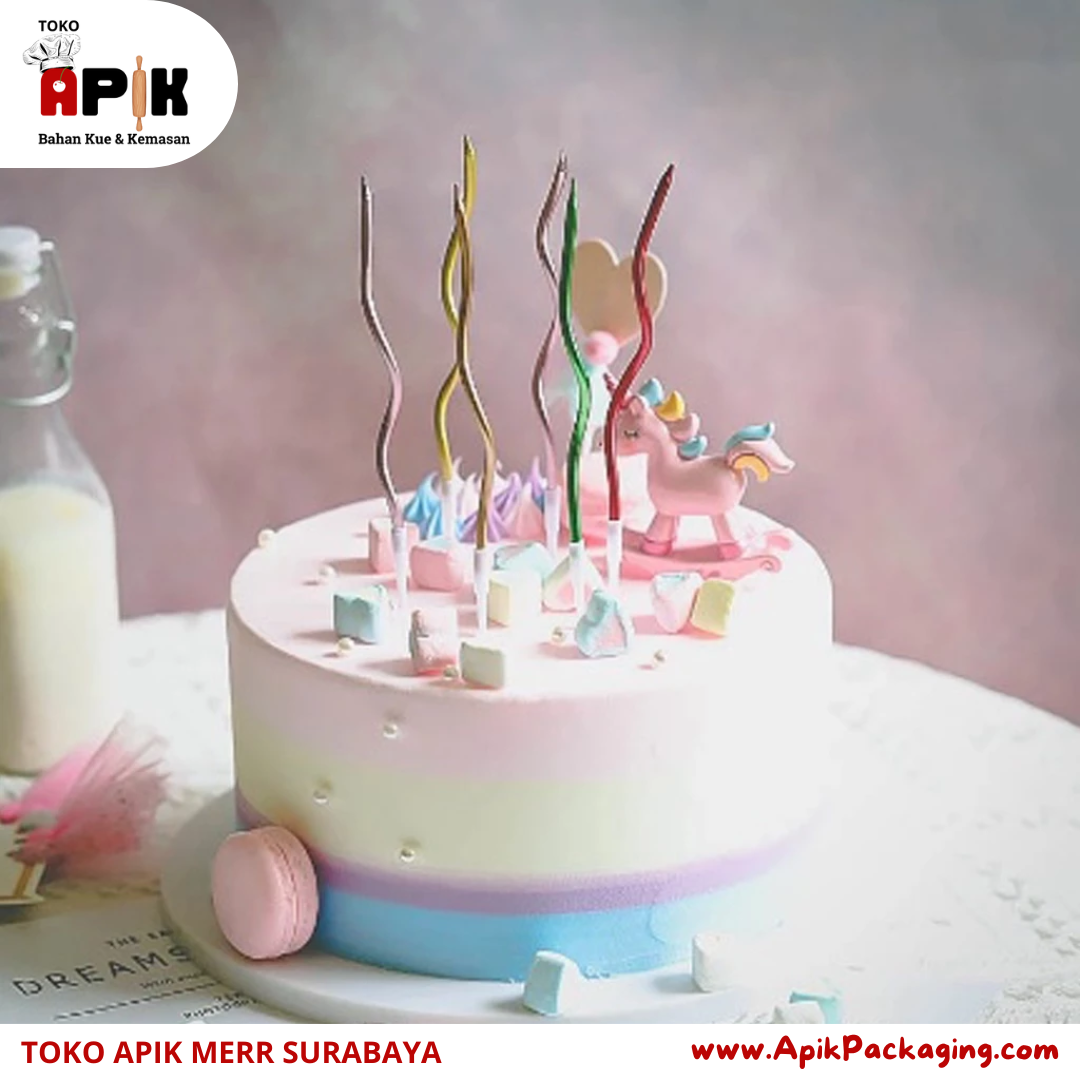 Lilin Ulir Pelangi / Lilin Ulir / Lilin Ulang Tahun