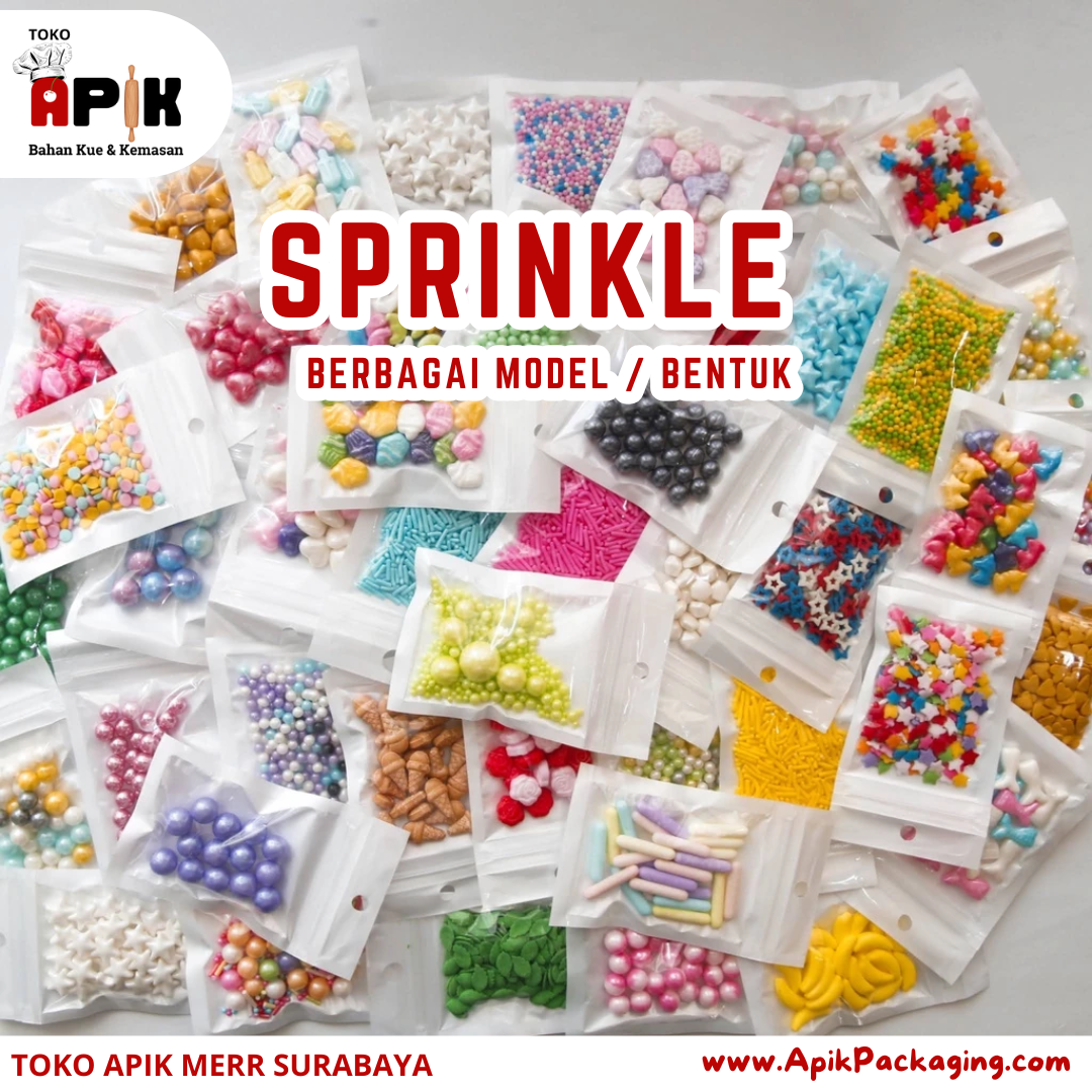 Sprinkle Berbagai Jenis dan Ukuran