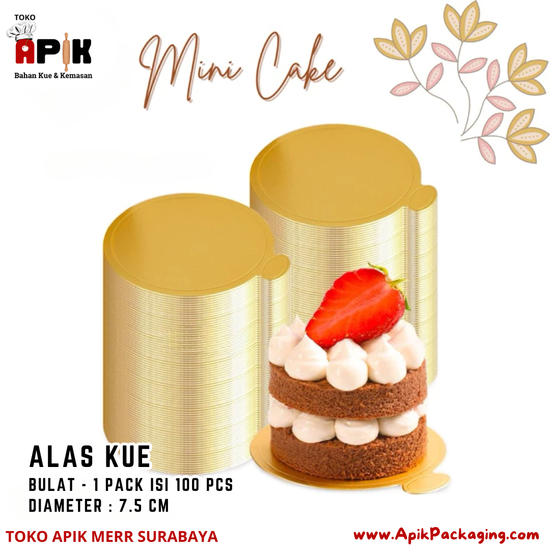 Alas Kue Bulat / Mini Cake 7,5 cm