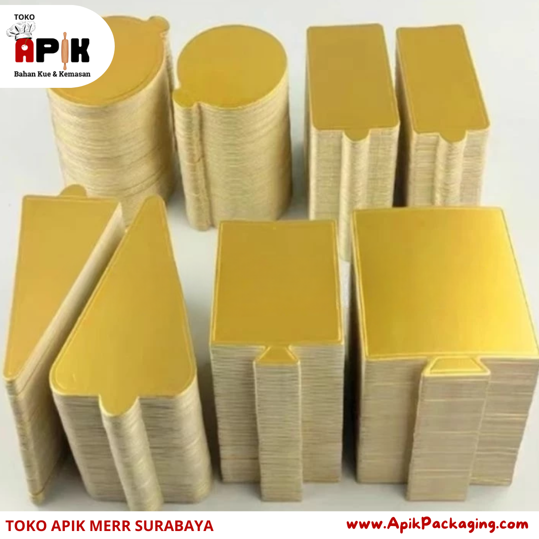 Alas Kue Persegi Panjang / Mini Cake 9cm x 5cm