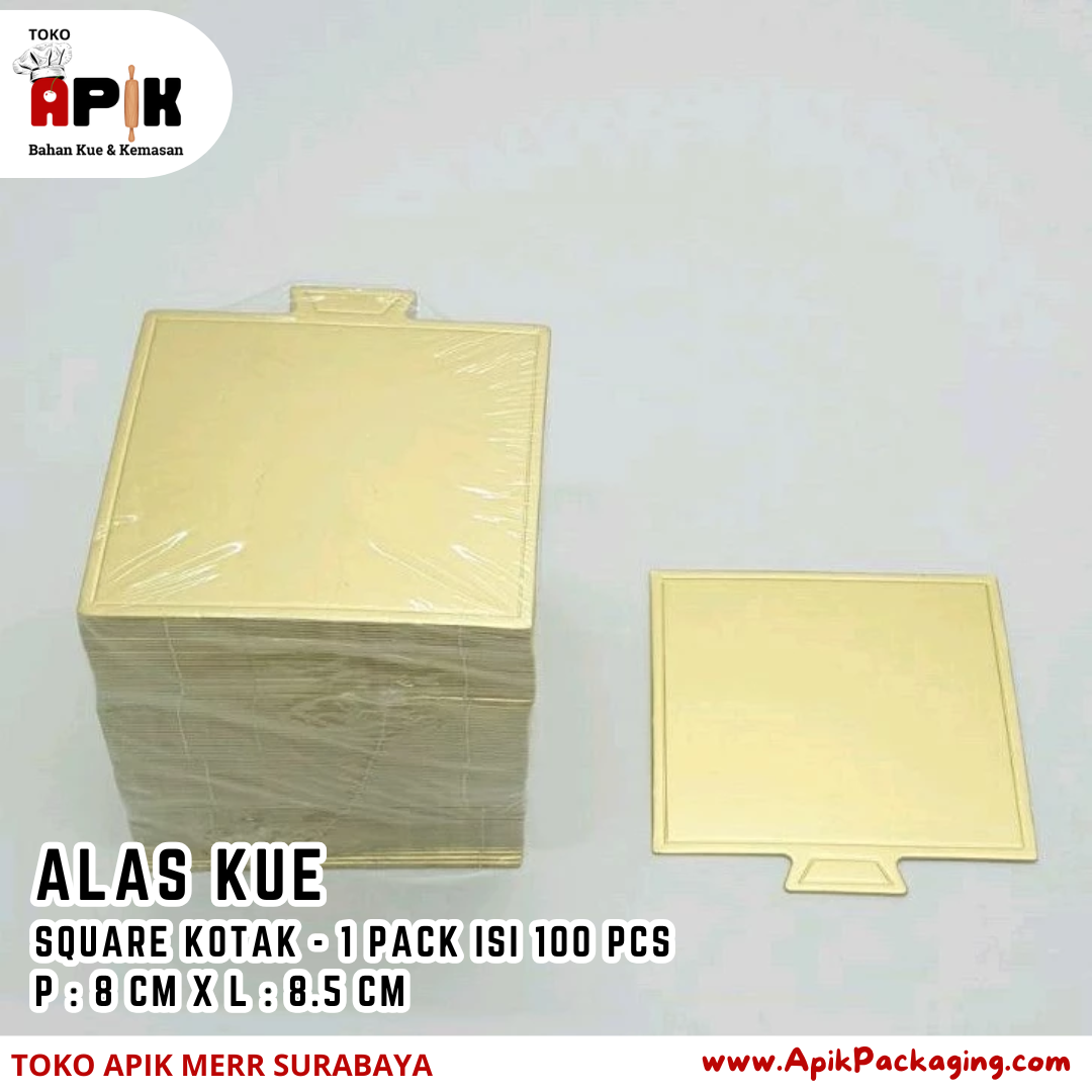 Alas Kue Square Kotak / Mini Cake 8cm x 8,5 cm
