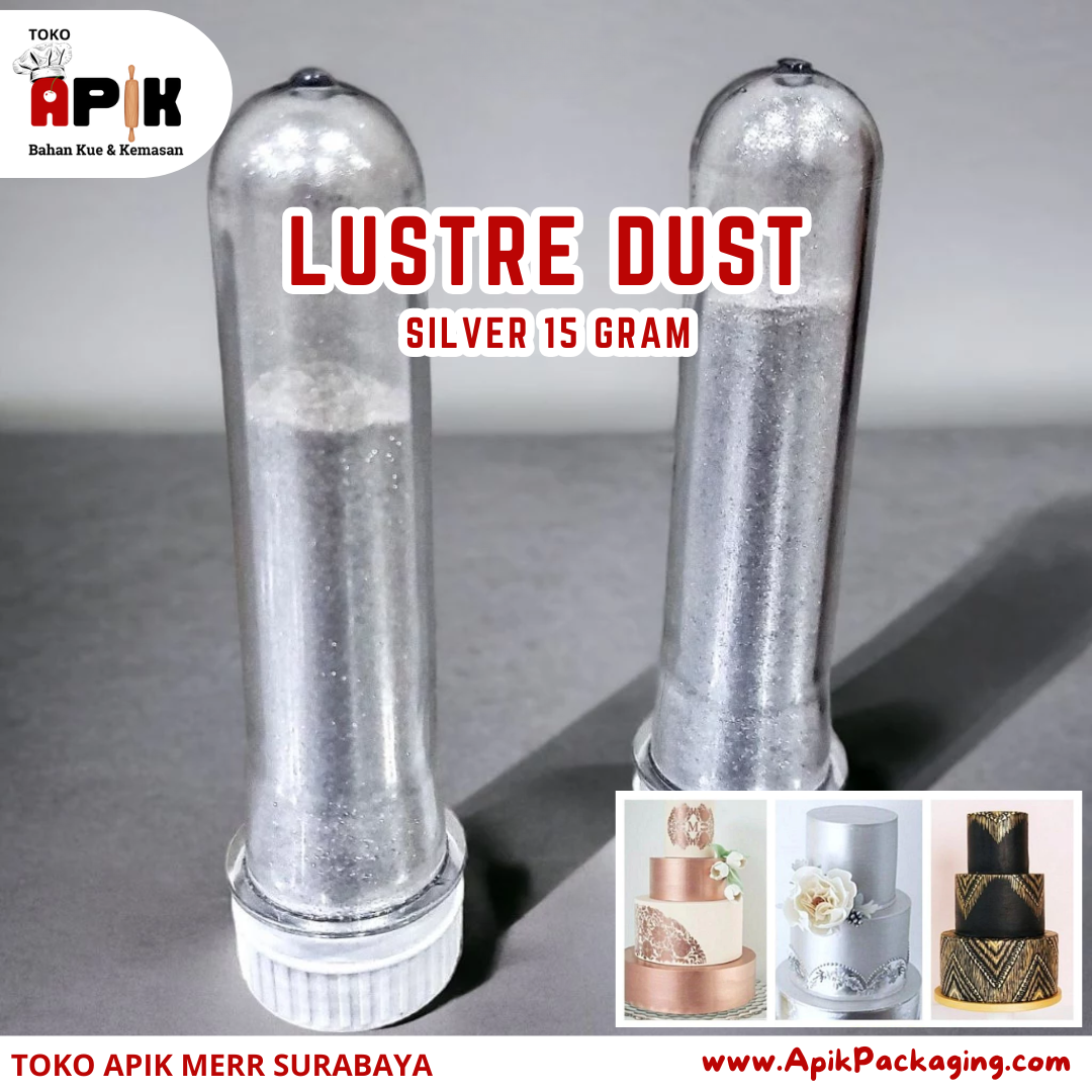 Lustre Dust Gold / Emas dan Silver