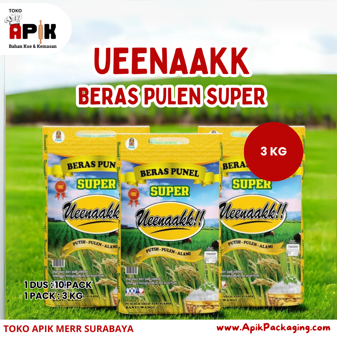 Beras Super Ueenaak 3 Kg dan 5 Kg
