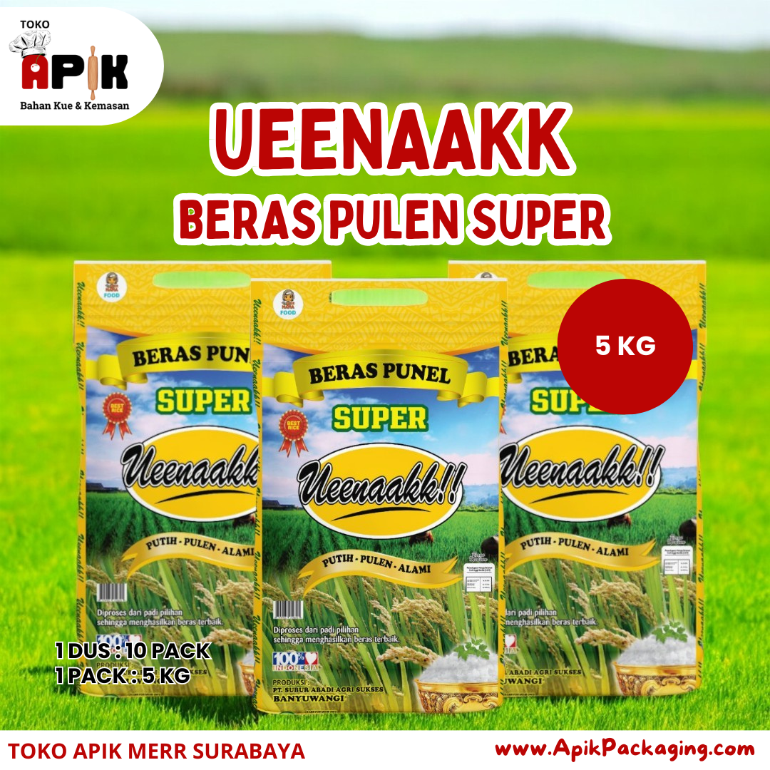 Beras Super Ueenaak 3 Kg dan 5 Kg
