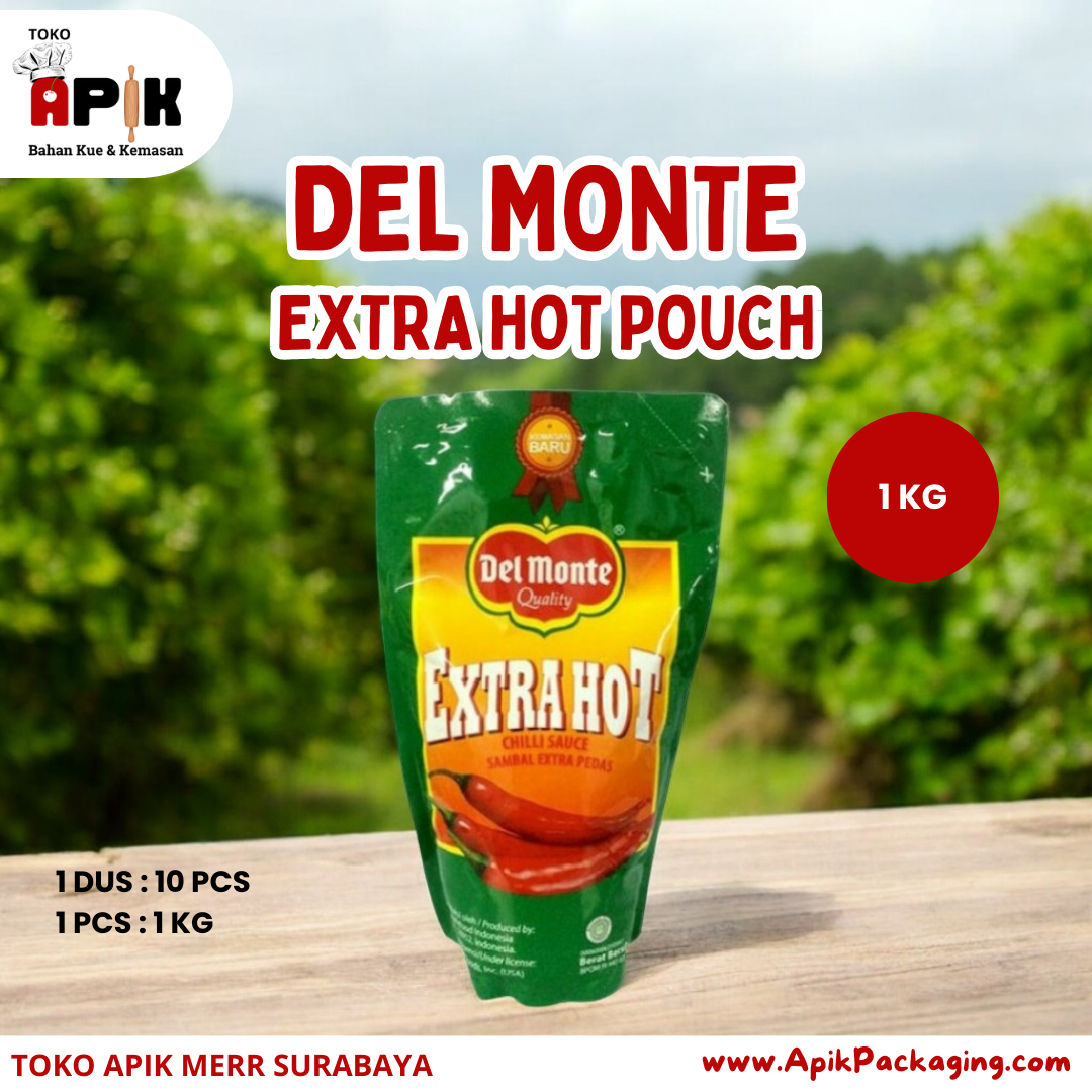 Delmonte Saos Extra Hot dan Saos Tomat 1 Kg