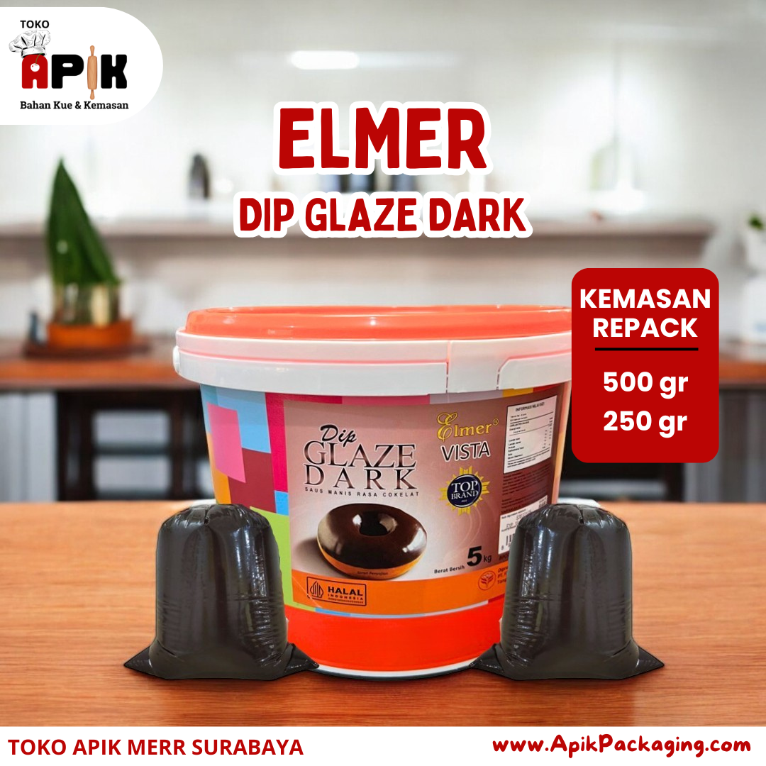 Elmer Dip Glaze Dark 250 Gram / 500 Gram