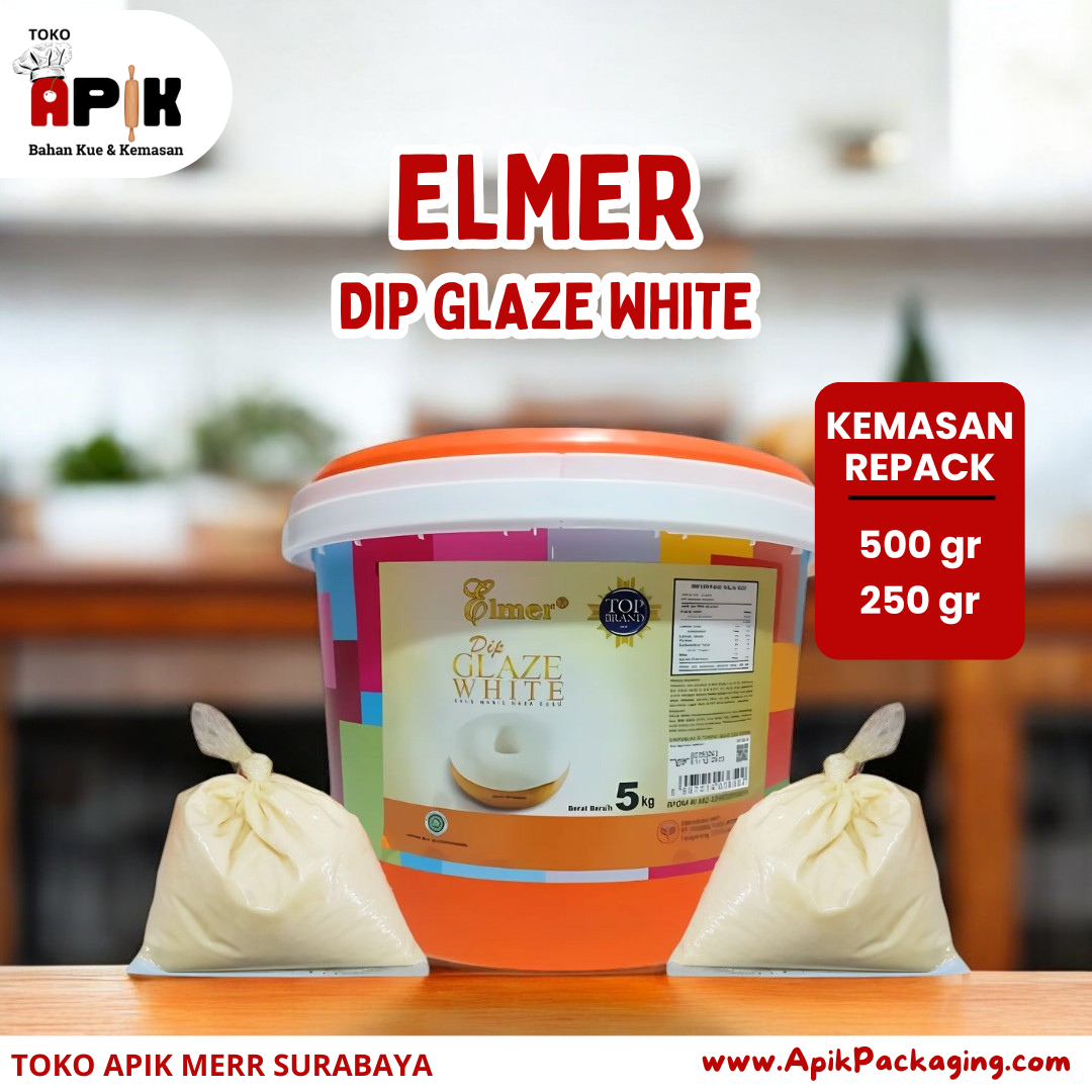 Elmer Dip Glaze White 250 Gram / 500 Gram