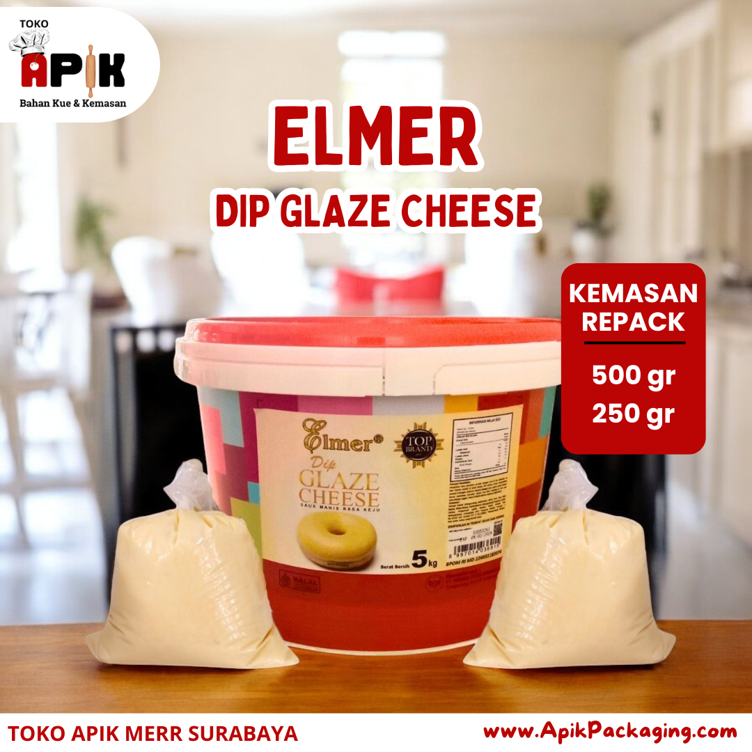 Elmer Dip Glaze Cheese 250 Gram / 500 Gram