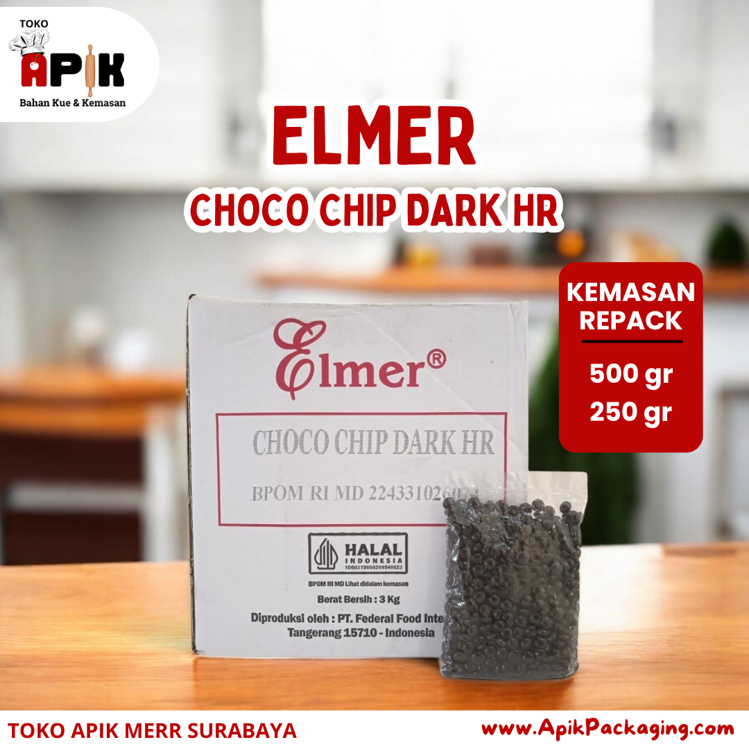 Elmer Choco Chip Dark HR 250 Gram / 500 Gram