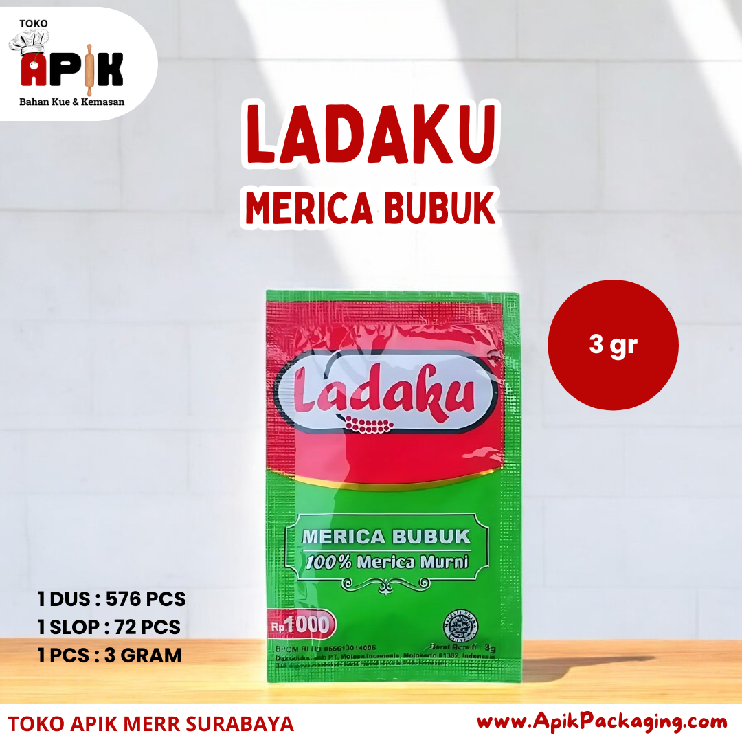 Ladaku Merica Bubuk 3 Gram