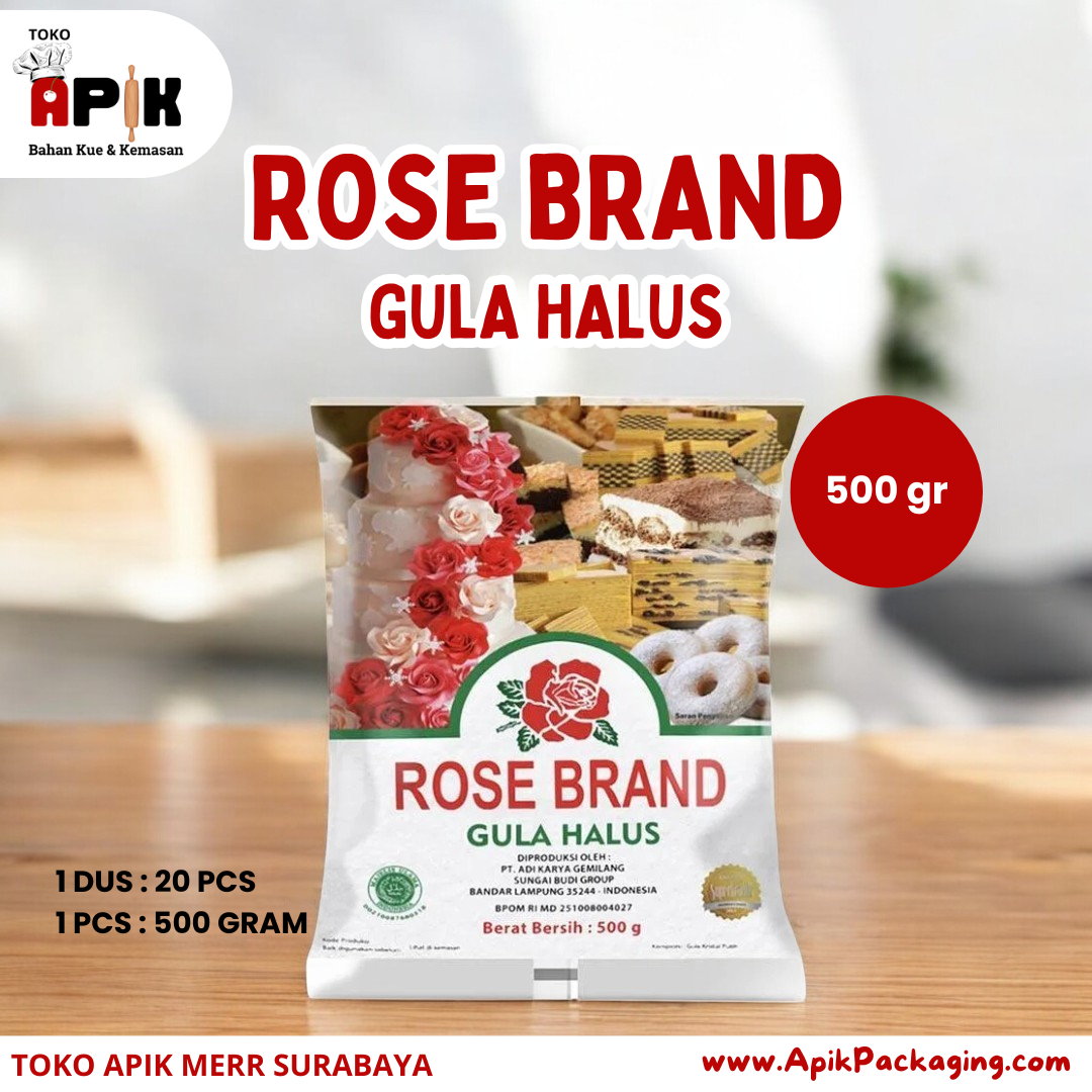Rose Brand Gula Halus 500 Gram
