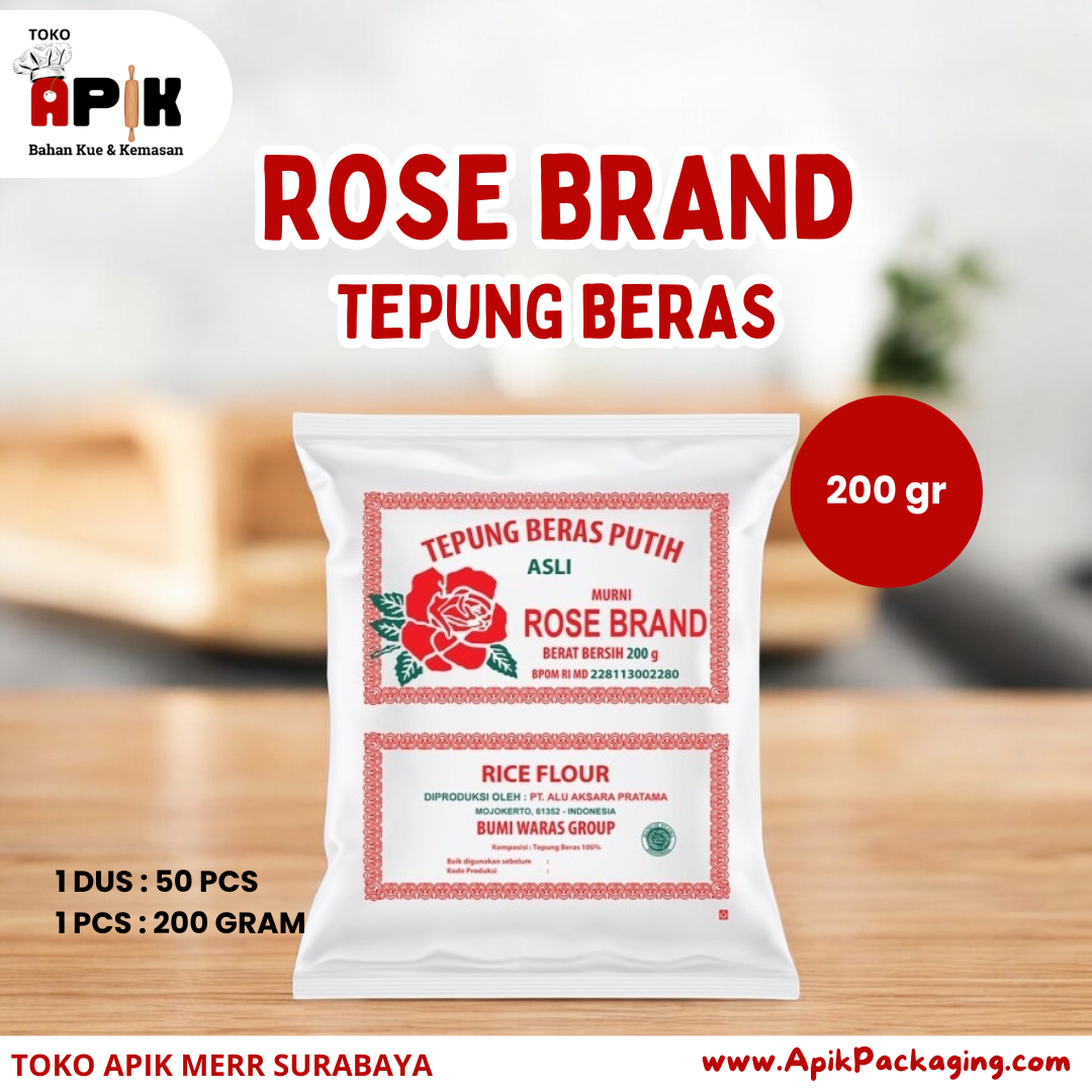 Rose Brand Tepung Beras 200 Gram / 500 Gram