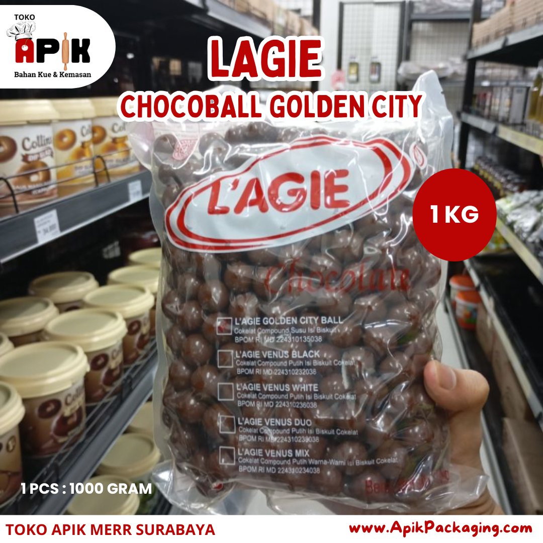 LAGIE Chocoball Golden City 1 Kg