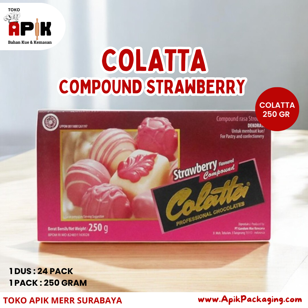 Colatta Compound Strawberry / Collatta Compound Dark 250 Gram