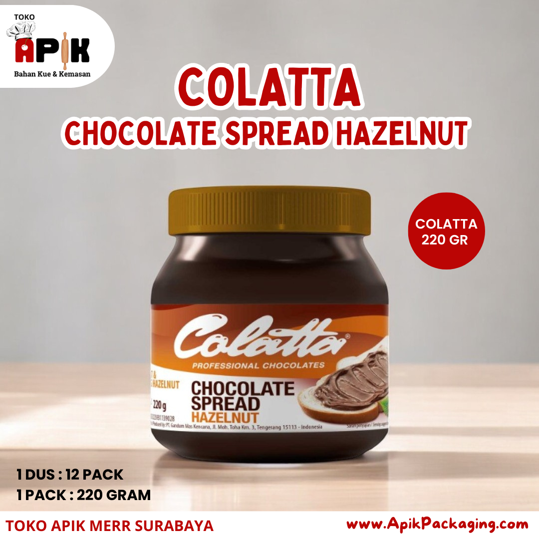 Colatta Chocolate Spread Hazelnut / Colatta Chocolate Spread 220 Gram