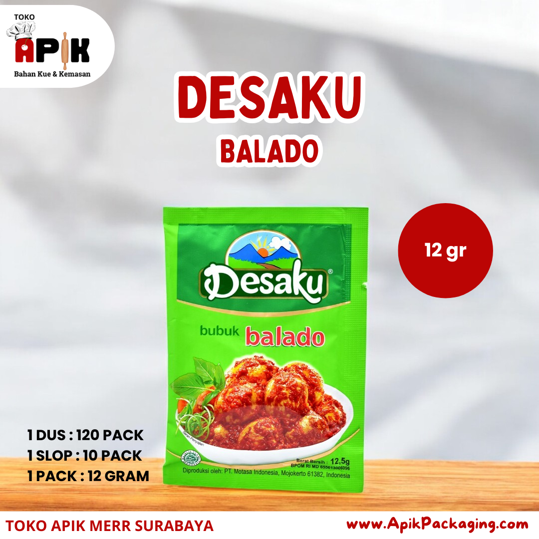 Desaku Marinasi 15 Gram / Kunyit 10 Gram / Ketumbar 15 Gram / Balado 12 Gram