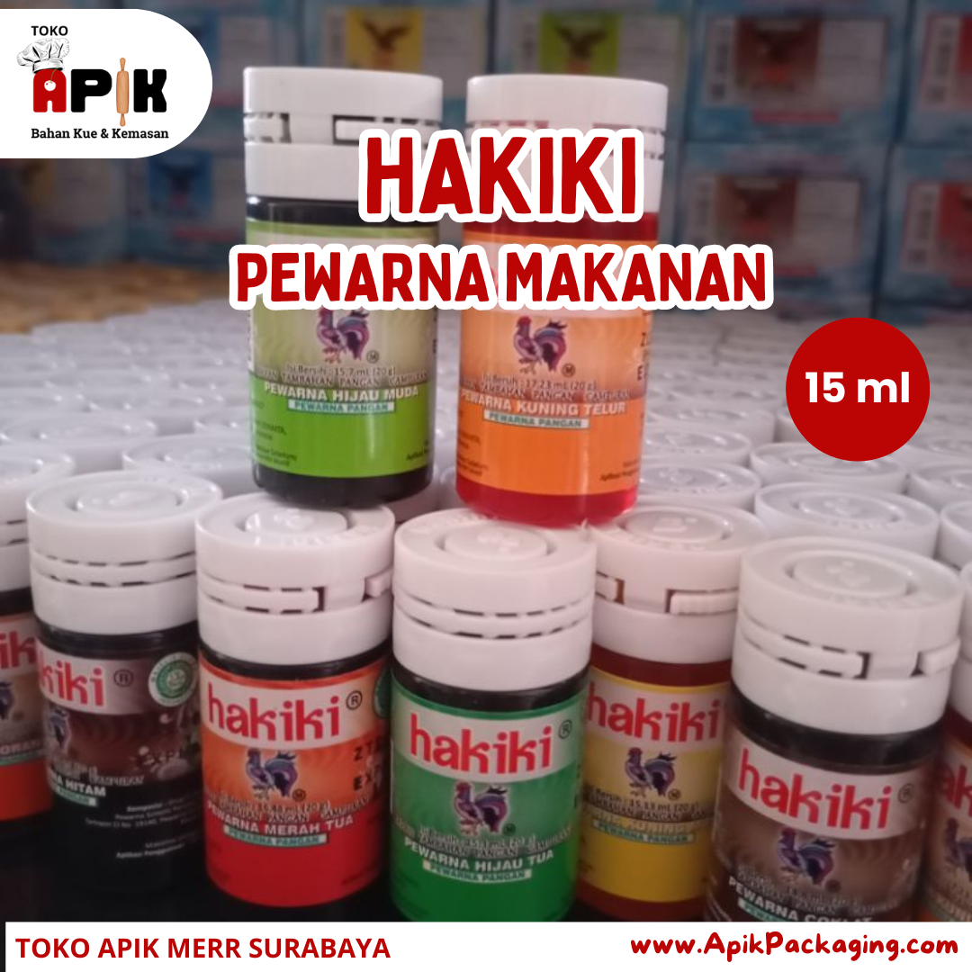 Hakiki Pewarna Makanan 15 ML Berbagai Rasa