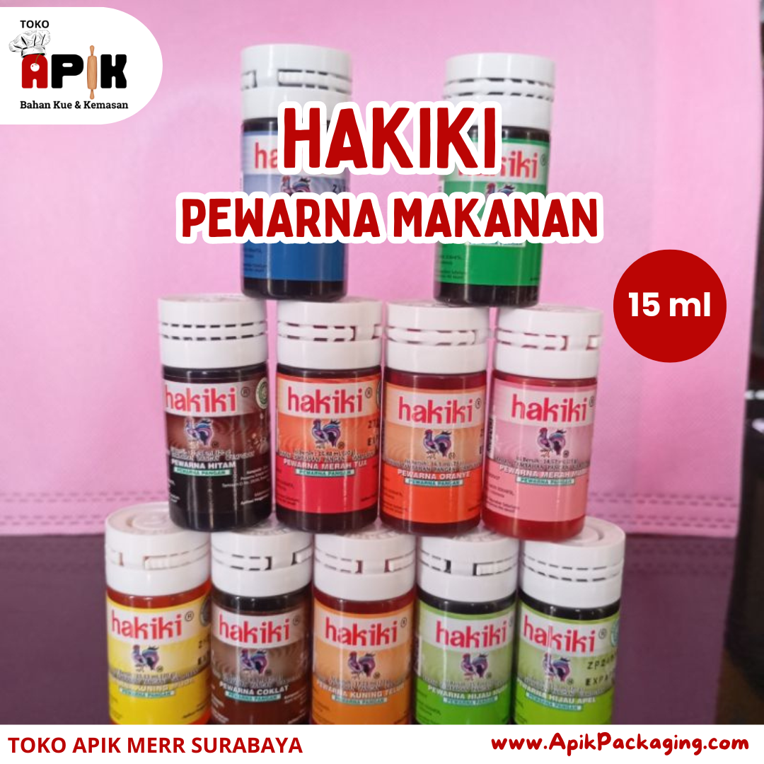 Hakiki Pewarna Makanan 15 ML Berbagai Rasa