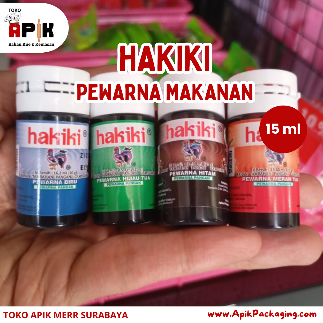 Hakiki Pewarna Makanan 15 ML Berbagai Rasa