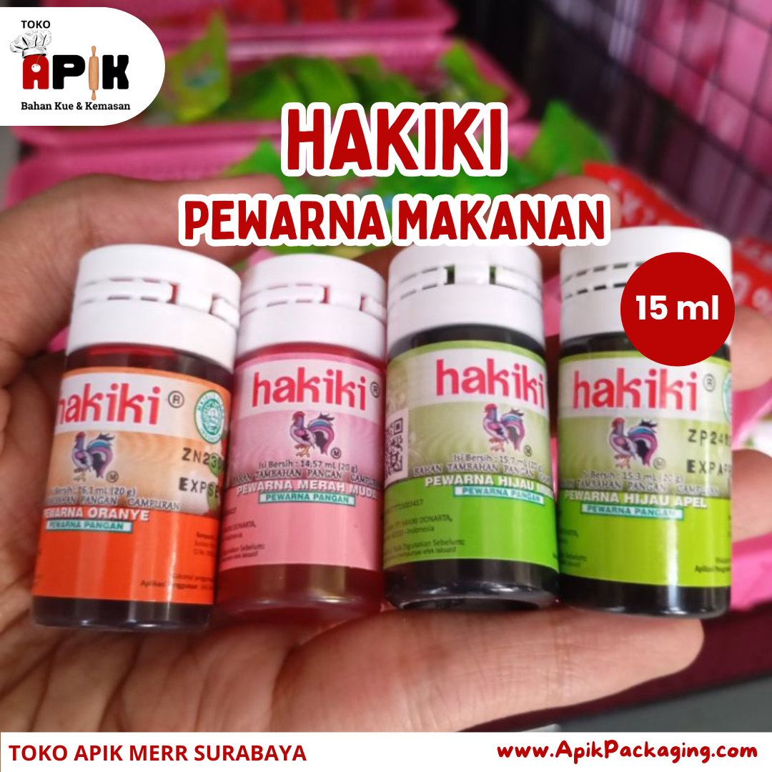 Hakiki Pewarna Makanan 15 ML Berbagai Rasa