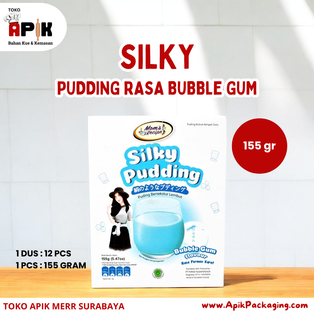 Silky Pudding Rasa Lychee / Cokelat / Bubble Gum / Avocado 155 Gram