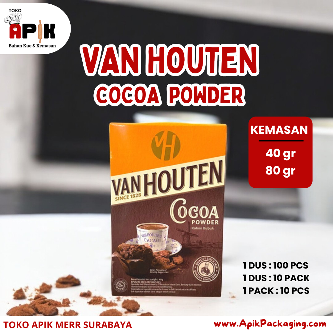 Van Houten Cocoa Powder 40 Gram / 80 Gram
