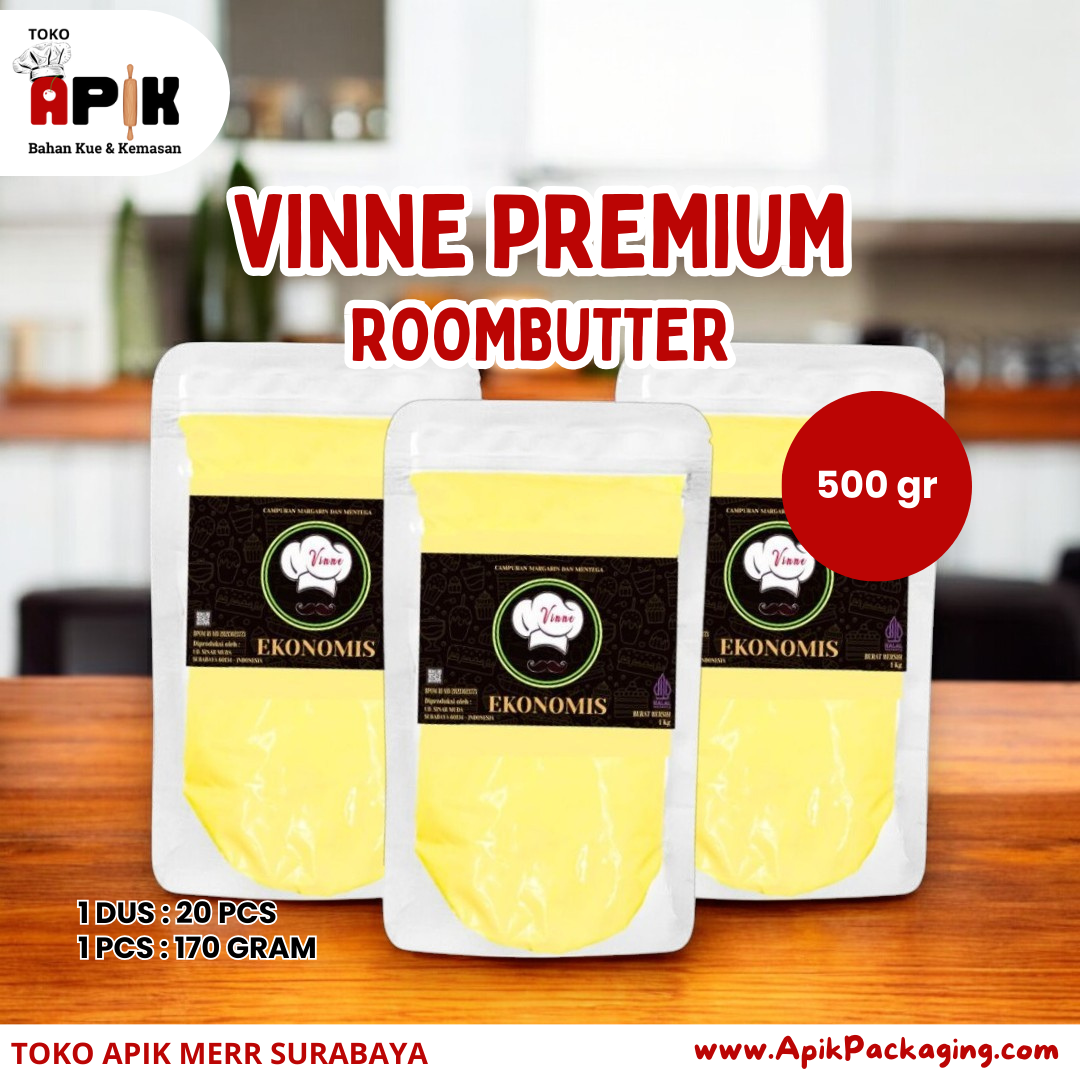 Vinne Premium Roombutter 500 Gram