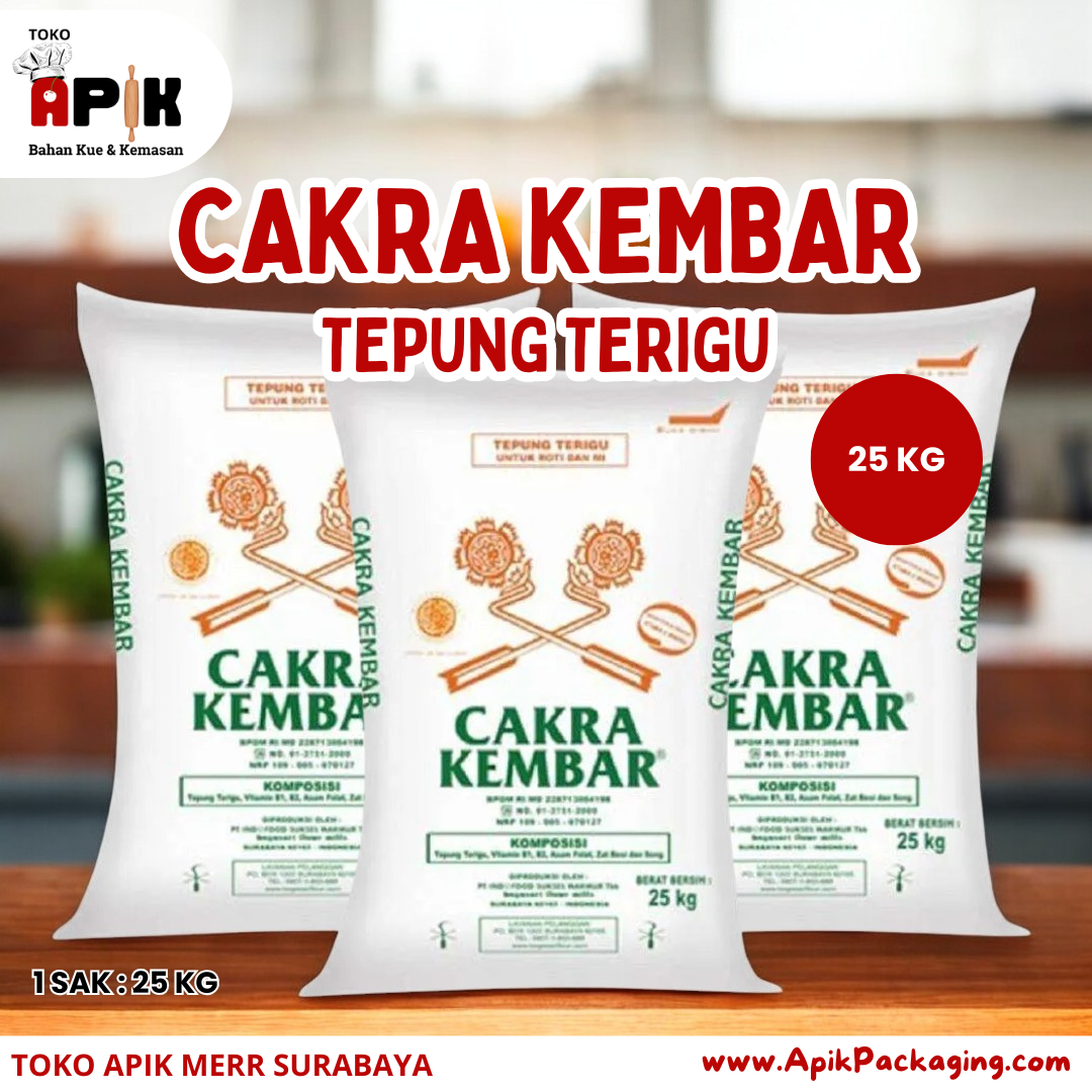 Cakra Kembar Tepung Terigu 25 Kg