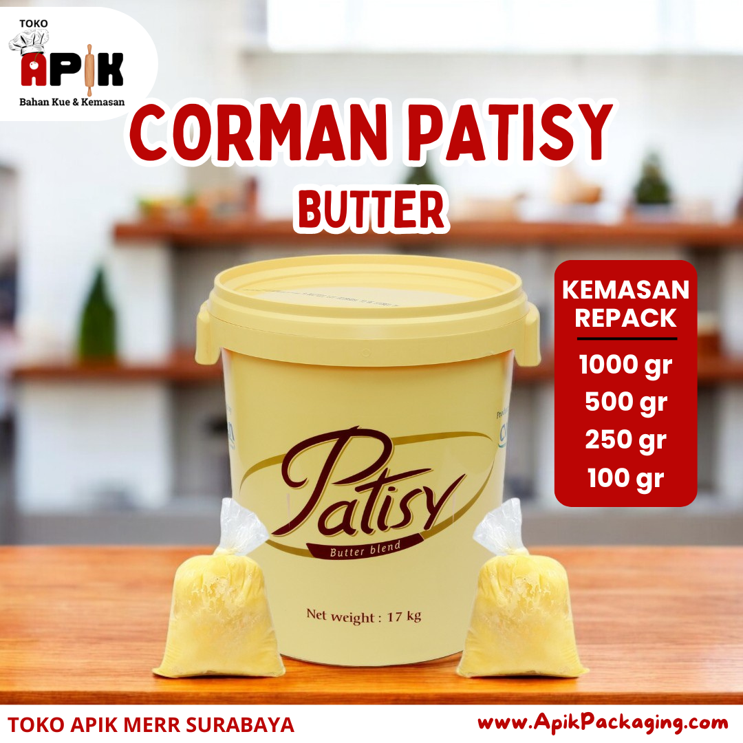 Corman Patisy Butter 1000 gram / 500 gram / 250 gram / 100 gram