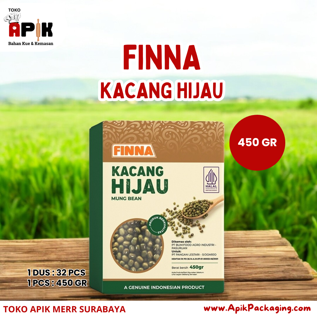 Finna Kacang Hijau 450 gram / Kacang Tanah 400 gram